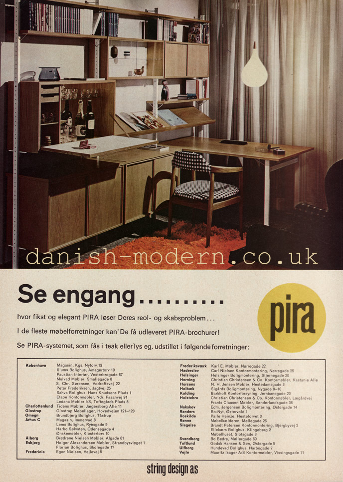 Unspecified designer for String Design: Pira shelving