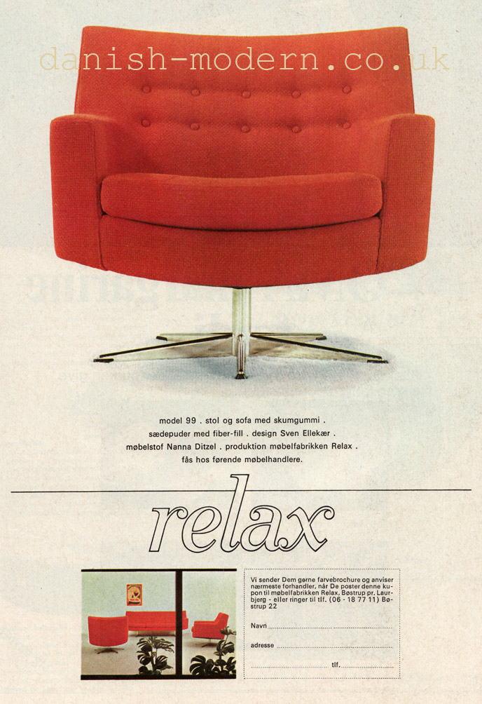 Sven Ellekaer & Nanna Ditzel for M&oslash;belfabrikken Relax: Model 99