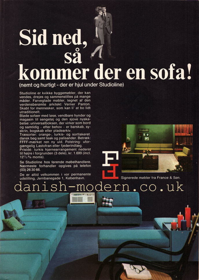 Verner Panton for France & S&oslash;n