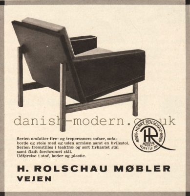 Unspecified designer for Henry Rolschau Møbler
