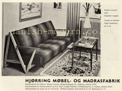 Asger Andresen for Hjørring Møbel- & Madrasfabrik