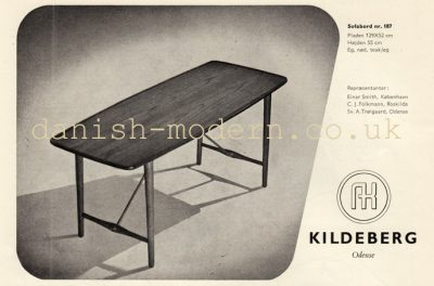 Unspecified designer for Anton Kildebergs Møbelfabrik: 187