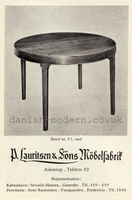 Unspecified designer for P Lauritsen & Søns Møbelfabrik: 51
