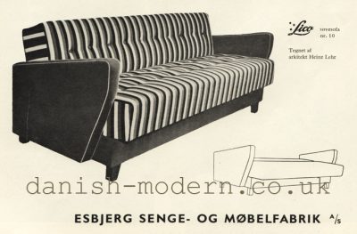 Heinz Lehr for Esbjerg Senge- & Møbelfabrik: Lico 10