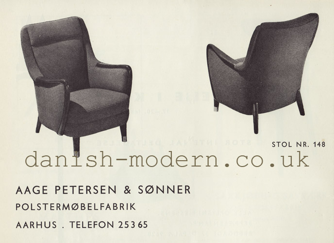 Unspecified designer for Aage Petersen & Sønner: 148