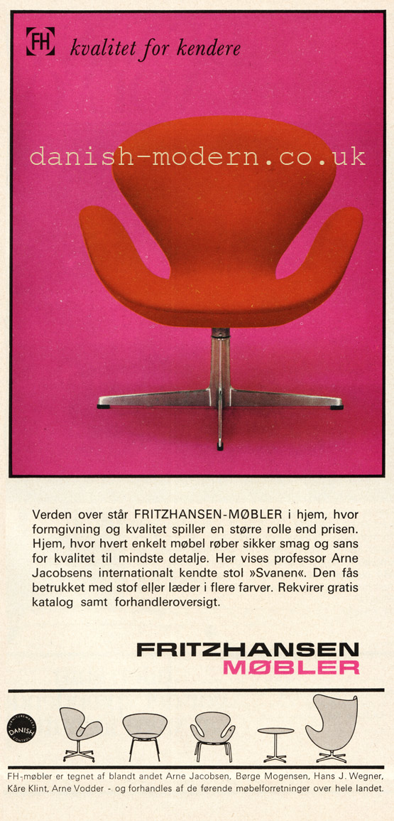 Arne Jacobsen for Fritz Hansen: Svanen (Swan)