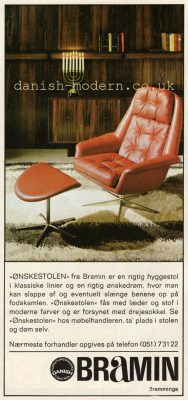 Unspecified designer for NA Jørgensens Møbelfabrik (Bramin): Ønskestolen