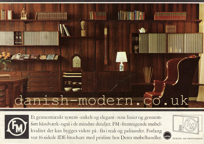 Kai Kristiansen for Feldballes Møbelfabrik (Fornem Møbelkunst) b-67-4-bc